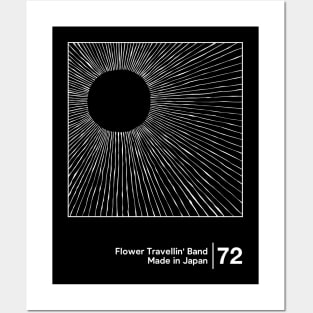 Flower Travellin' Band - Minimal Style Artwork Posters and Art